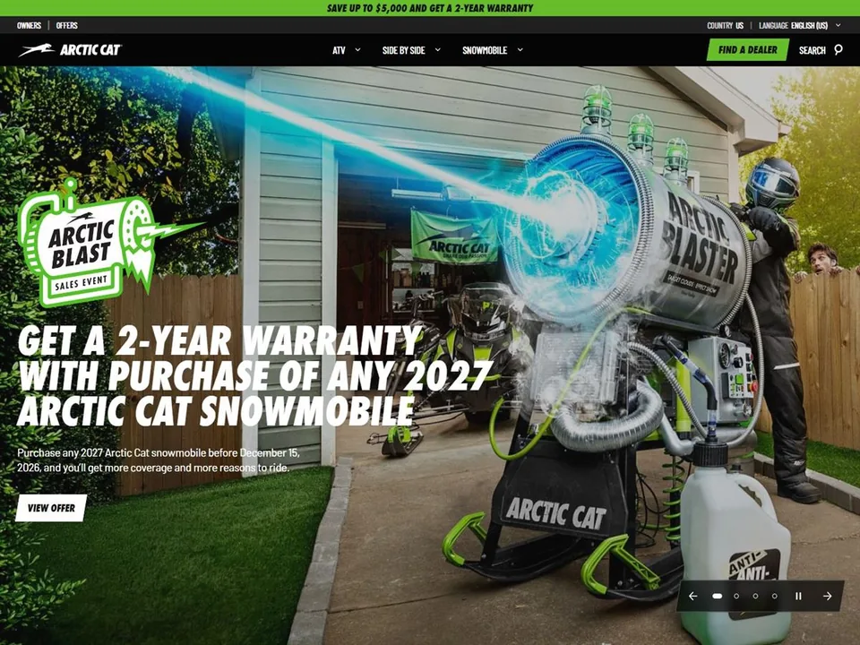 Arctic Cat website