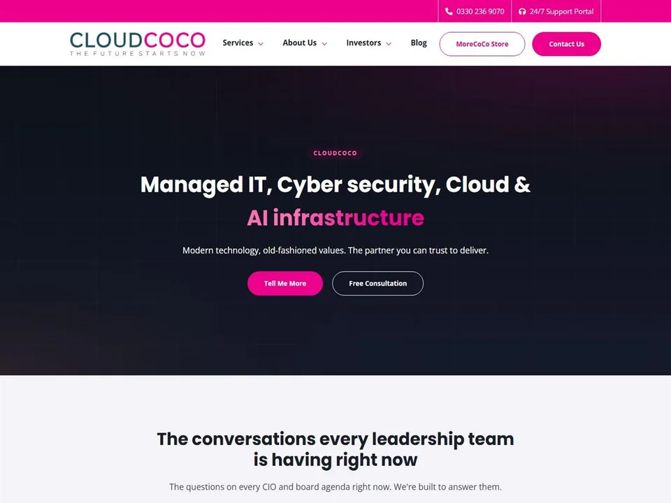 CloudCoCo website