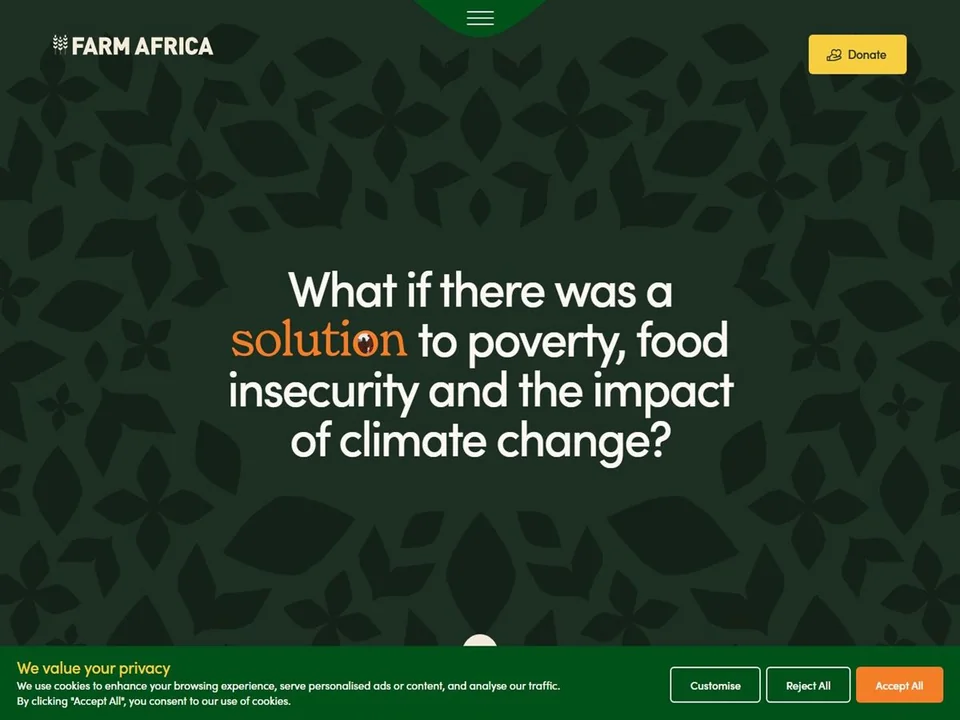 Farm Africa website