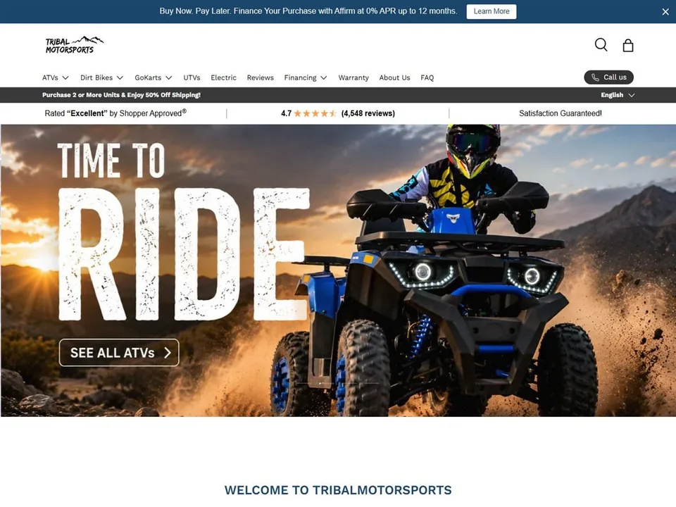Tribal Motorsports website
